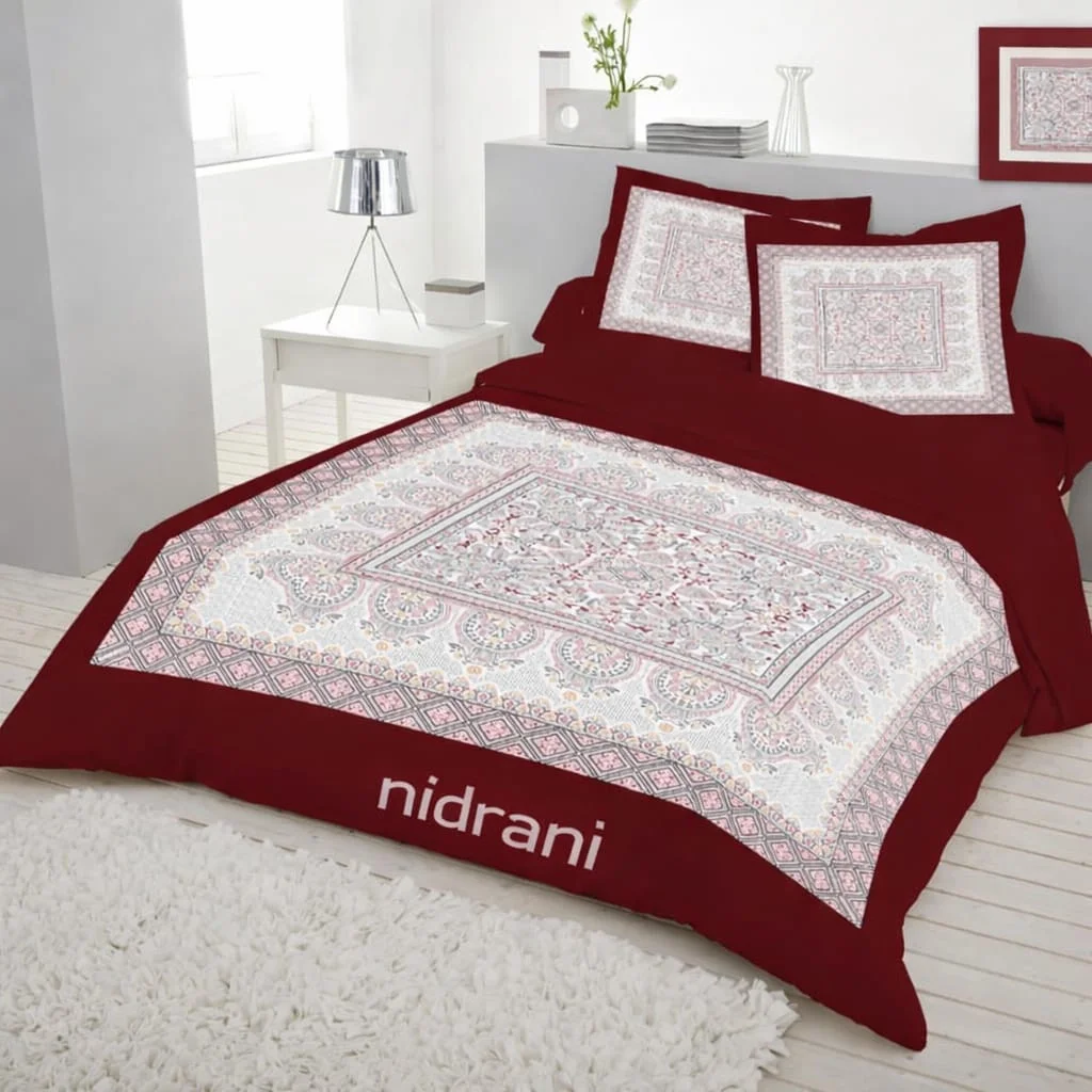 Nidrani Twill Premium Bedsheet Set
