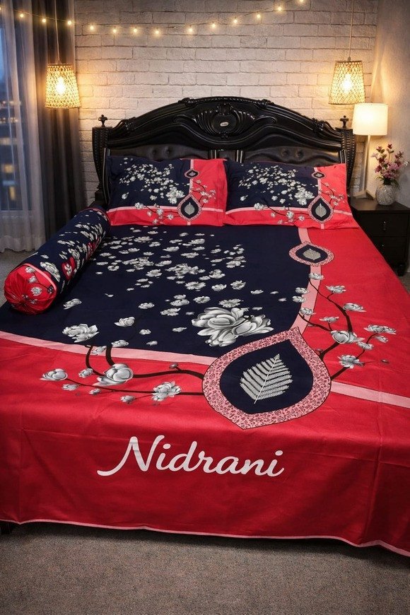 Blossom Premium Nidra Panel Bedsheet