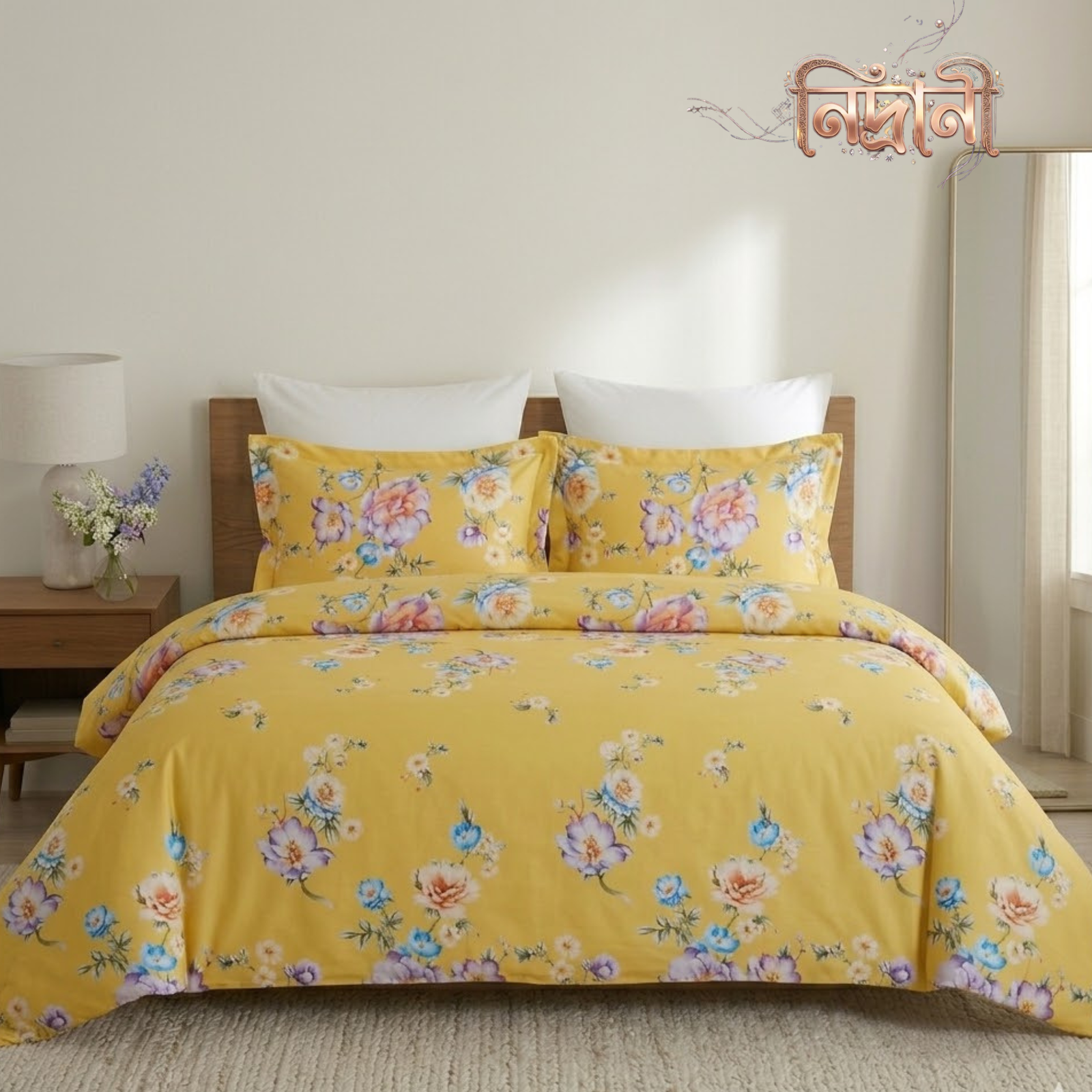 Nidrani Serenade Sateen 4PC Set